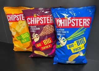 Чіпси чіпстер зі смаком сир 180г