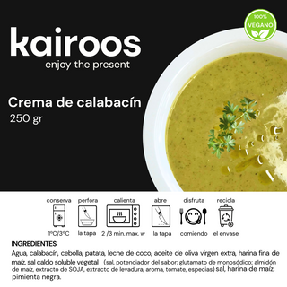 Crema de calabacín (250 gr) [VEGANO]