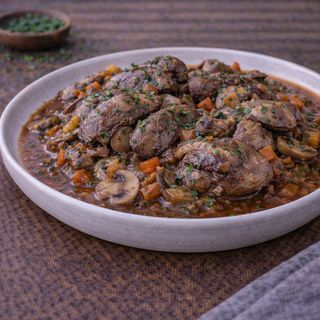 Wątróbka drobiowa po myśliwsku