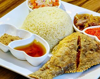 Attiéké Poisson Frit