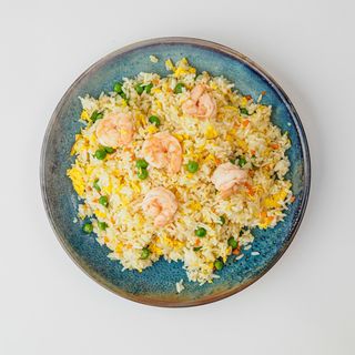 Arroz Frito Con Gambas