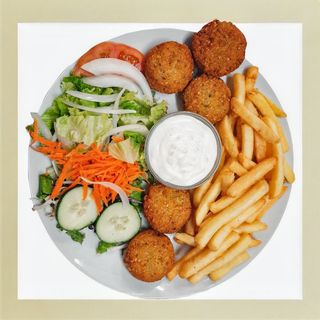 Falafel (5 uds.) Con Patatas Fritas
