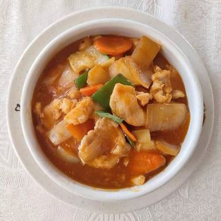 41.Pollo curry verde o rojo