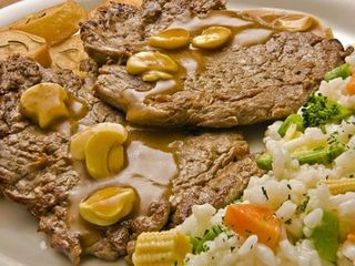 Bifinhos de Vitela com Cogumelos
