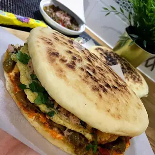 Chapati Thon Fromage slice