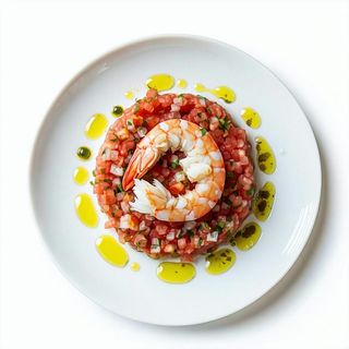 Tartare di gambero rosso di Mazara del Vallo