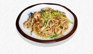 089. Udon con salsa di pistacchio