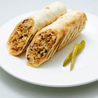 Донер в лаваше с говядиной (1,5 порции)