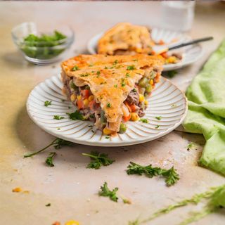 Chicken/beef/veg pie