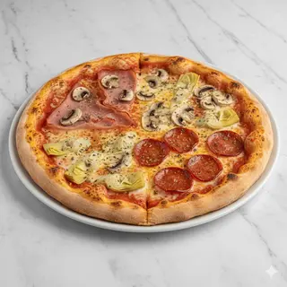Pizza 4 Estaciones Mediana
