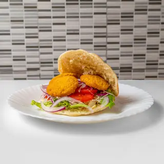 Panino con falafel