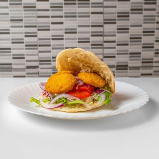 Panino con falafel