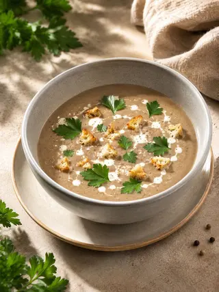 Soup Mushroom. 330 grams serving.