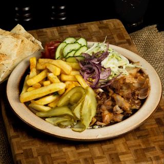 Shaorma Coressy mix la farfurie, 2 sosuri gratuite