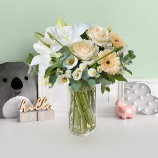 Bouquet sui toni del bianco