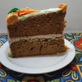 Trozo Tarta De Zanahoria