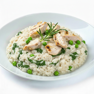 Ризото с пиле и спанак (300г)