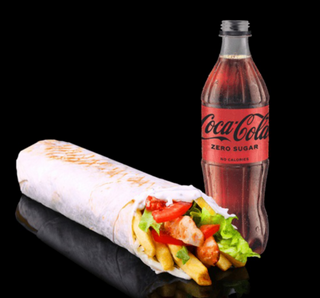 Grand Kebab de pui + Coca-Cola