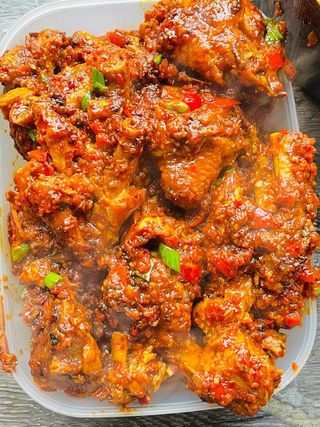 Peppered chicken