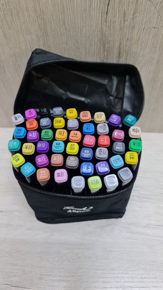 Touch Маркеры 48 Цветов В Черном Тканевом Чехле