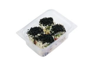 Роллы "Тобико Блэк" (4 шт.)