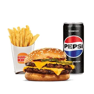 Dublu Cheeseburger Combo