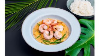 Massaman Curry z krewetkami