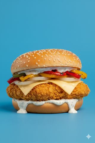 Unconventional fried chicken