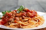Menu Spaghetti Escalope