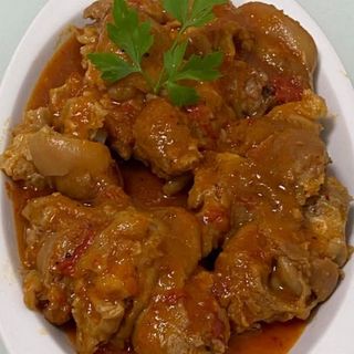 Patica De vaca con arroz blanco