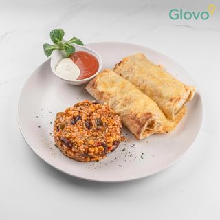 Chimichanga de pollo