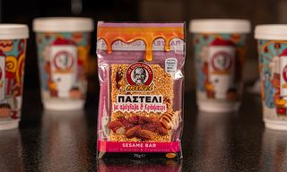 სეზამის ბარი ნუშით და კოწახურით