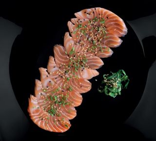 Carpaccio De Salmón (7 Piezas)