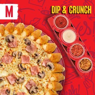 ŚREDNIA DIP & CRUNCH CHEESY BITES PIZZA