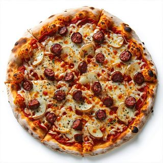 Pizza patate e salsiccia