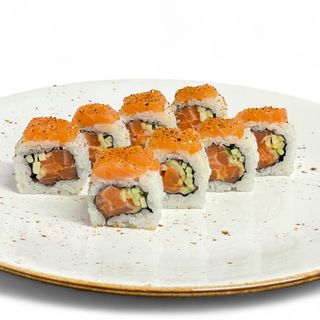 Uramaki de Salmón Picante (8 Uds.)