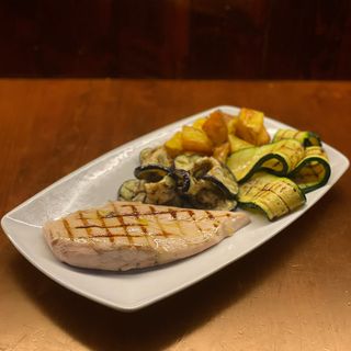 Petto di pollo e verdure