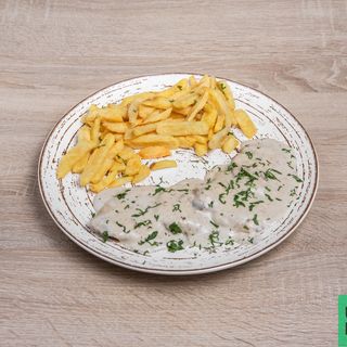 Solomillitos Con Salsa Roquefort