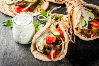 Pita vegetariana