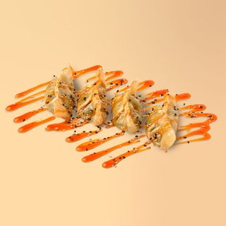 Ravioli al Vapore Gamberi e Verdure