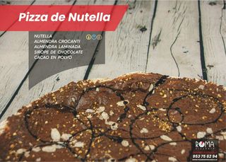 Pizza De Nutella Familiar (45 Cm.)