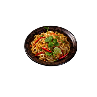 Danie z makaronem udon