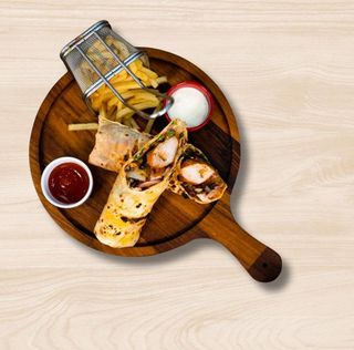 Wrap De Brochettes De Poulet