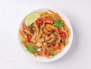 Локшина рисова Том Ям з морепродуктами (400g)