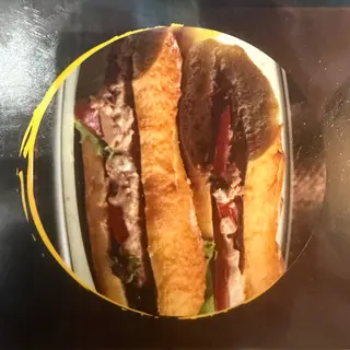 Bocadillo de gambas