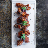 ქათმის ფრთები ბარბექიუ სოუსში