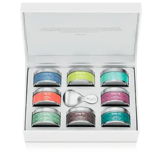 Kusmi Tea - La Collection A. Ducasse - Caixa com 8 minis orgânicos + colher -143gr/5oz