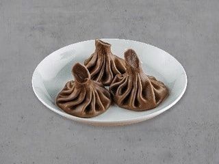 Хинкали с грибами, сметаной и зелёным луком S (3шт)