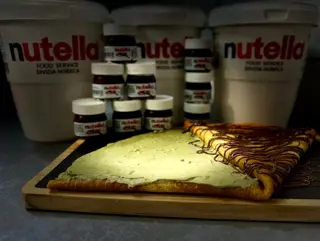 Clătită cu Nutella si fistic