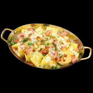 Запеканка с бекон 